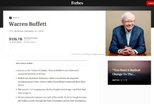 Forbes Warren Buffet Stats