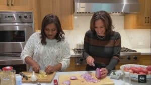 Kamala Harris Cooking