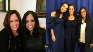With Sister Maya Harris